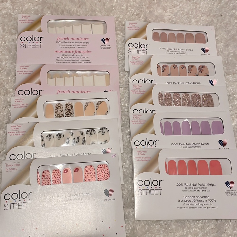 NEW! Color Street Nail Sets (Sold as one bundle)